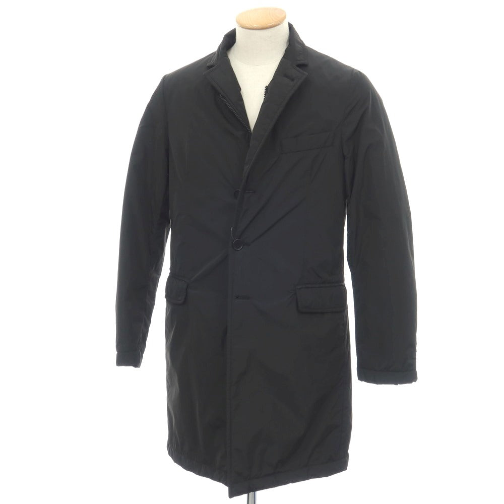 【中古】アスペジ ASPESI Thermore ポリエステル GENE COAT 中綿入りコート ブラック【サイズXS】【 状態ランクB 】【 メンズ 】