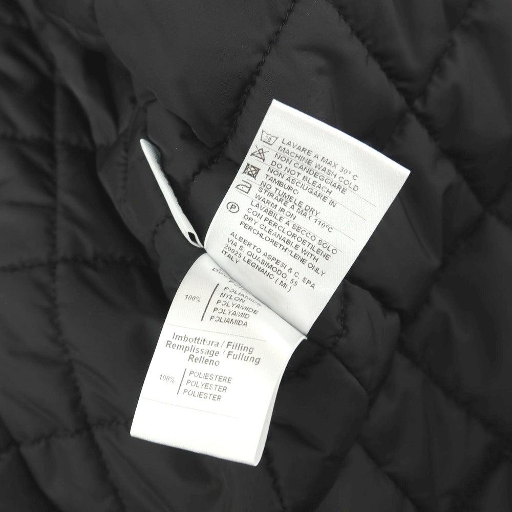 【中古】アスペジ ASPESI Thermore ポリエステル GENE COAT 中綿入りコート ブラック【サイズXS】【 状態ランクB 】【 メンズ 】