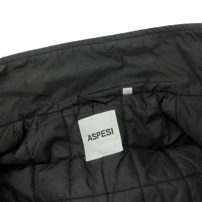 【中古】アスペジ ASPESI Thermore ポリエステル GENE COAT 中綿入りコート ブラック【サイズXS】【 状態ランクB 】【 メンズ 】