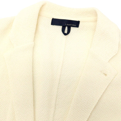 【中古】ラルディーニ LARDINI コットン 2B ニットジャケット オフホワイト【サイズXS】【 状態ランクB 】【 メンズ 】