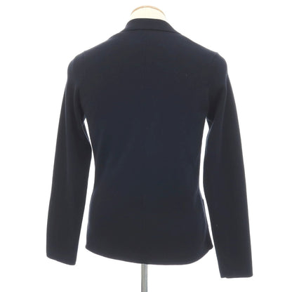 【中古】ザノーネ ZANONE コットン ダブル6B ニットジャケット ネイビー【サイズ44】【 状態ランクB 】【 メンズ 】