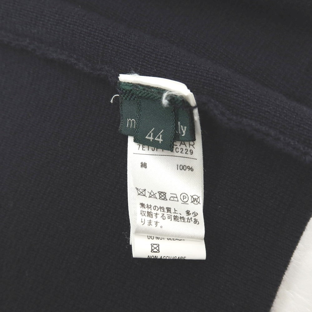 【中古】ザノーネ ZANONE コットン ダブル6B ニットジャケット ネイビー【サイズ44】【 状態ランクB 】【 メンズ 】