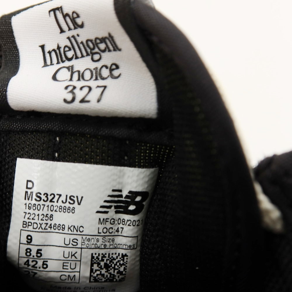 【中古】ニューバランス NEW BALANCE × Joshua Vides MS327JSV スニーカー ブラック【サイズ27cm】【メンズ】 中古】ニューバランス NEW BALANCE × Joshua Vides MS327JSV