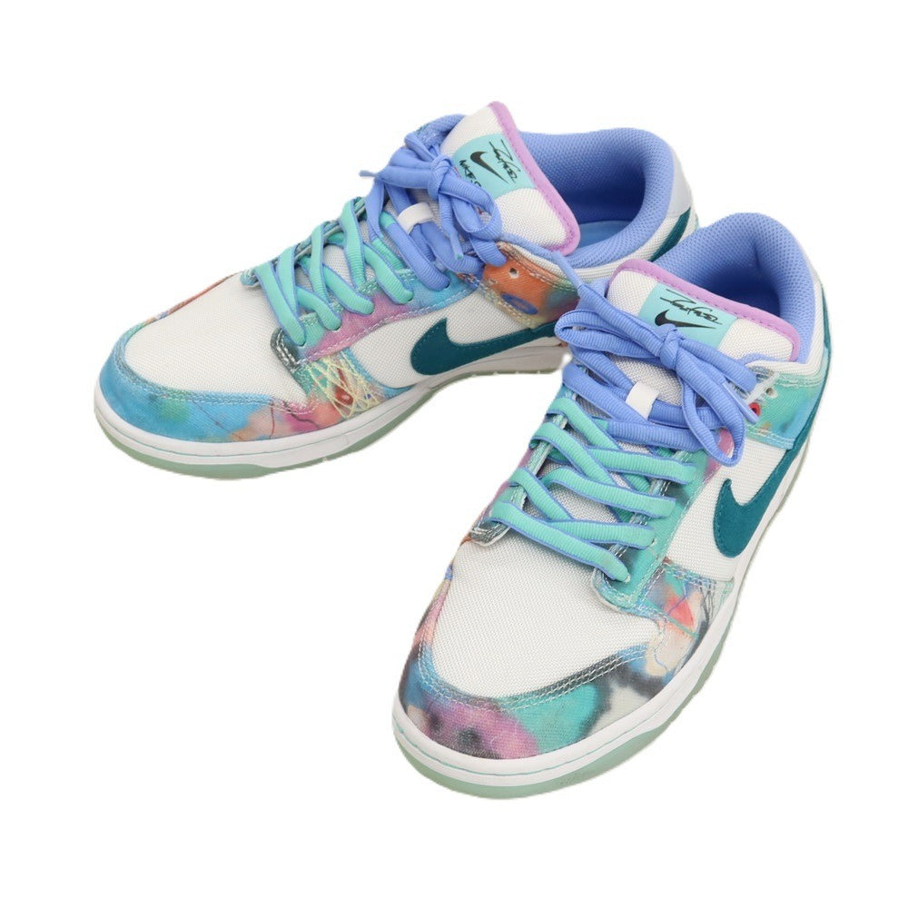 【中古】ナイキ NIKE × FUTURA SB DUNK LOW OG QS スニーカー ブルー系xホワイト【サイズ27cm】【 状態ランクA 】【 メンズ 】