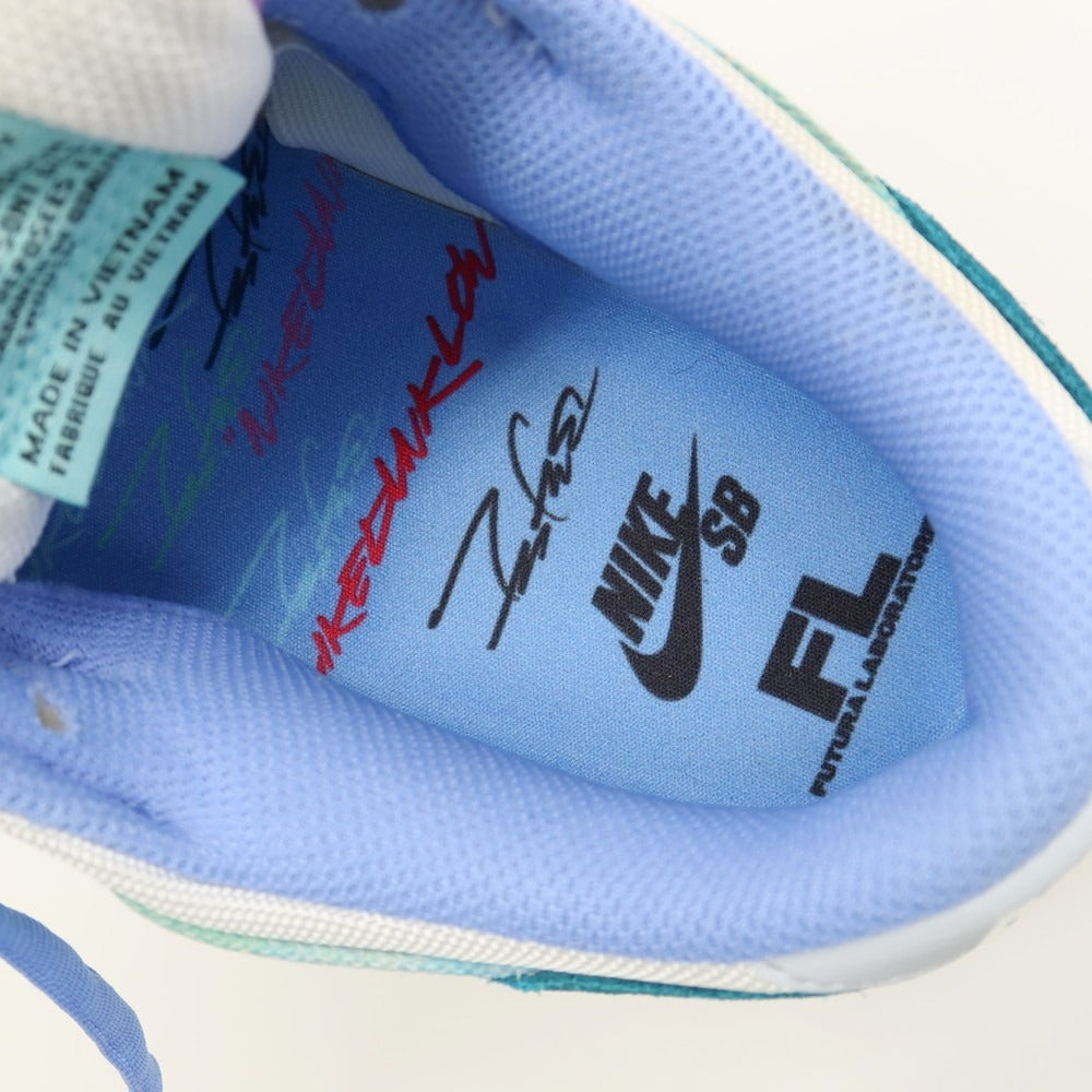 【中古】ナイキ NIKE × FUTURA SB DUNK LOW OG QS スニーカー ブルー系xホワイト【サイズ27cm】【 状態ランクA 】【 メンズ 】