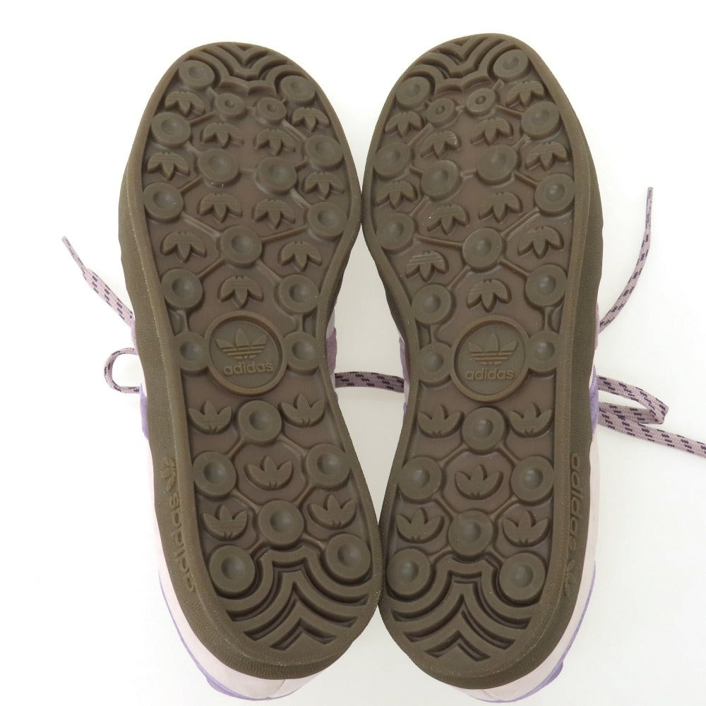 【中古】【未使用】キス KITH × adidas GAZELLE INDOOR レザー スニーカー ライトパープル【サイズ27cm】【 状態ランクS 】【 メンズ 】
