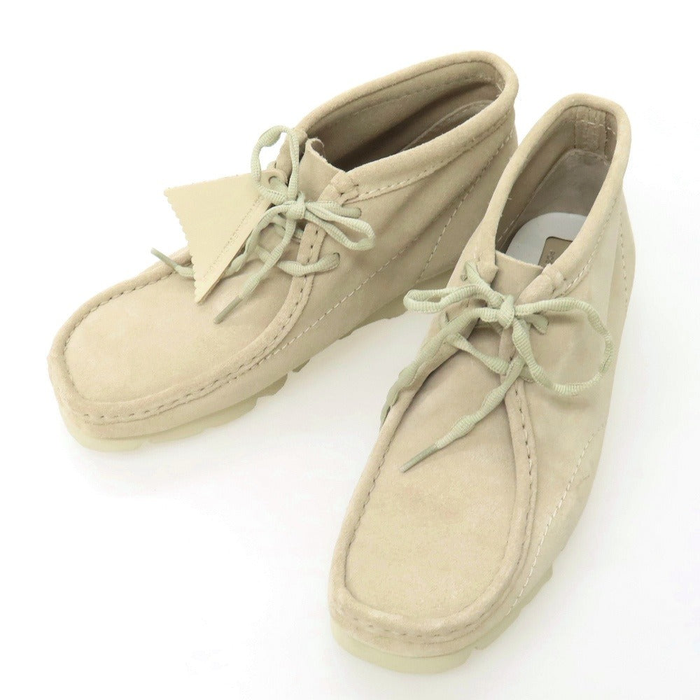 【中古】【未使用】ポスト アーカイブ ファクション POST ARCHIVE FACTION × CLARKS 2025年秋冬 WallabeeBT PAF スエード ブーツ ライトベージュ【サイズUK8】【 状態ランクS 】【 メンズ 】