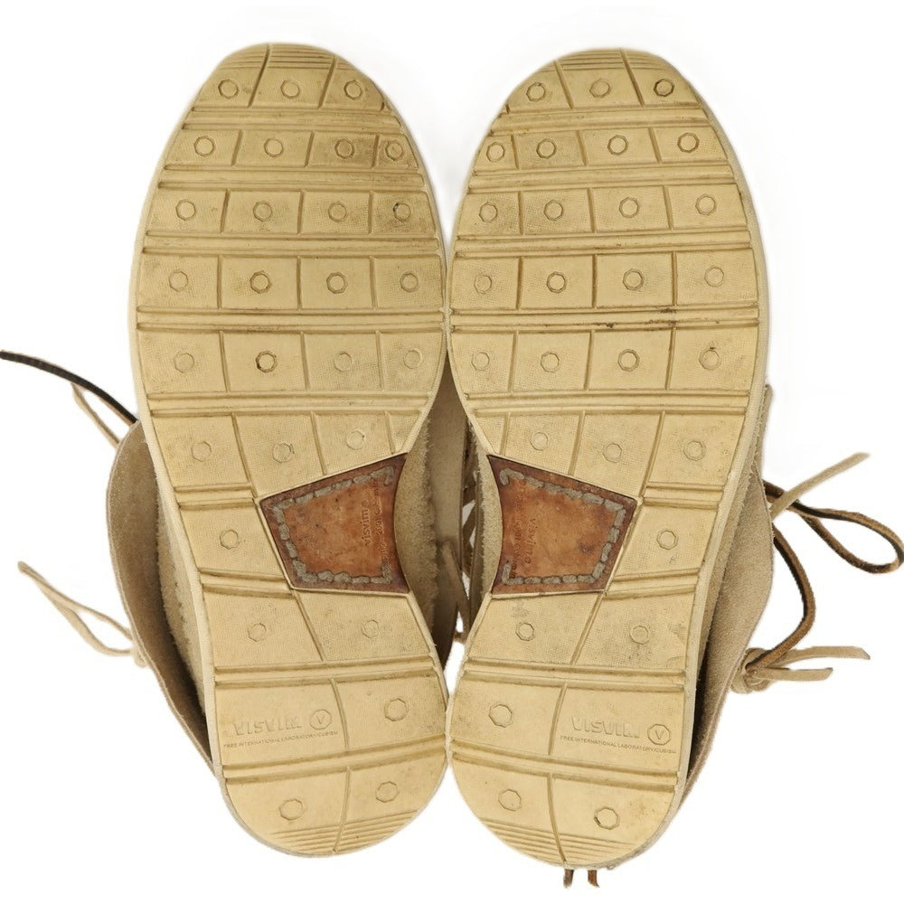 【中古】ビズビム VISVIM スエード モカシン ベージュ【サイズUS9.5】【 状態ランクC 】【 メンズ 】