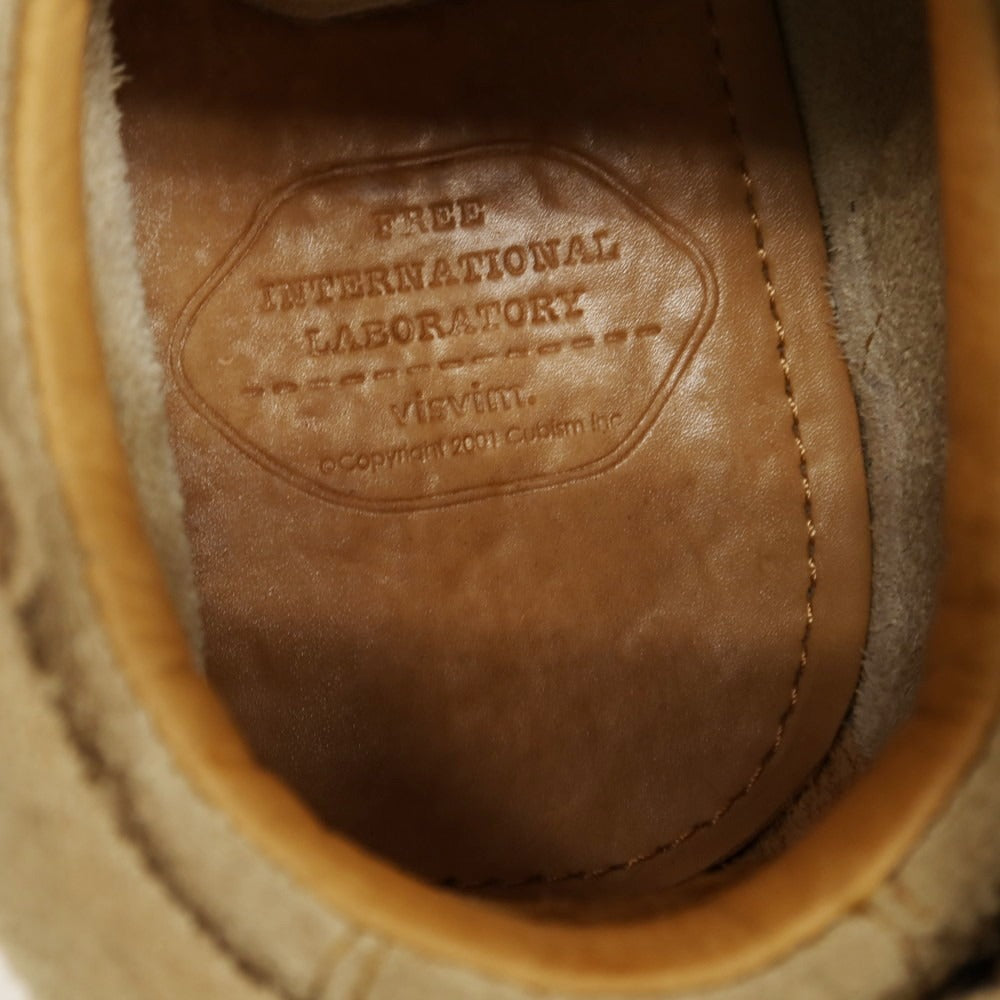 【中古】ビズビム VISVIM スエード モカシン ベージュ【サイズUS9.5】【 状態ランクC 】【 メンズ 】