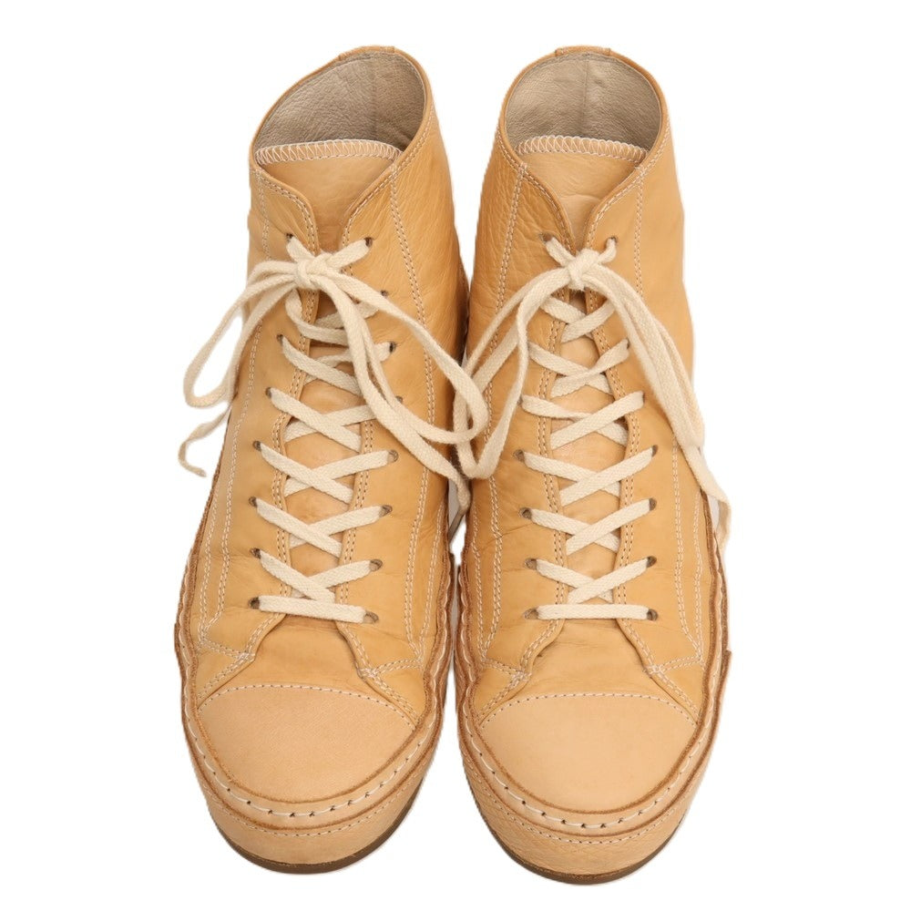 【中古】エンダースキーマ Hender Scheme レザー スニーカー ベージュブラウン【サイズ5】【 状態ランクC 】【 メンズ 】