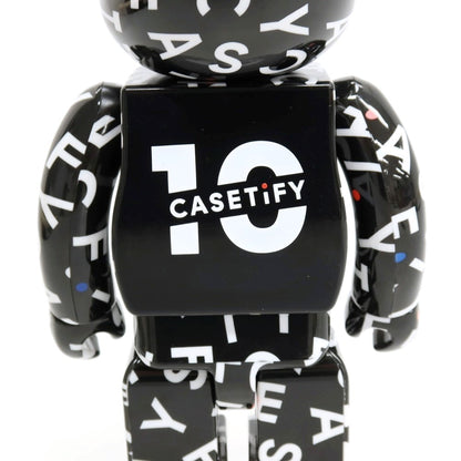 【中古】ケースティファイ CASETiFY × BE@RBRICK 10周年記念 フィギュア ブラックxホワイト【サイズ400％ &amp; 100%】【 状態ランクA 】【 メンズ 】