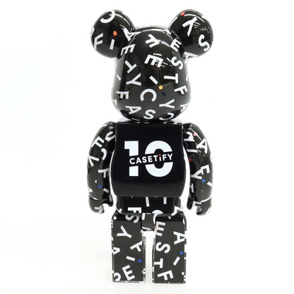【中古】ケースティファイ CASETiFY × BE@RBRICK 10周年記念 フィギュア ブラックxホワイト【サイズ400％ &amp; 100%】【 状態ランクA 】【 メンズ 】