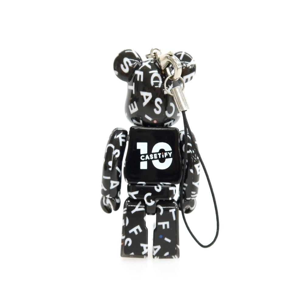 【中古】ケースティファイ CASETiFY × BE@RBRICK 10周年記念 フィギュア ブラックxホワイト【サイズ400％ &amp; 100%】【 状態ランクA 】【 メンズ 】