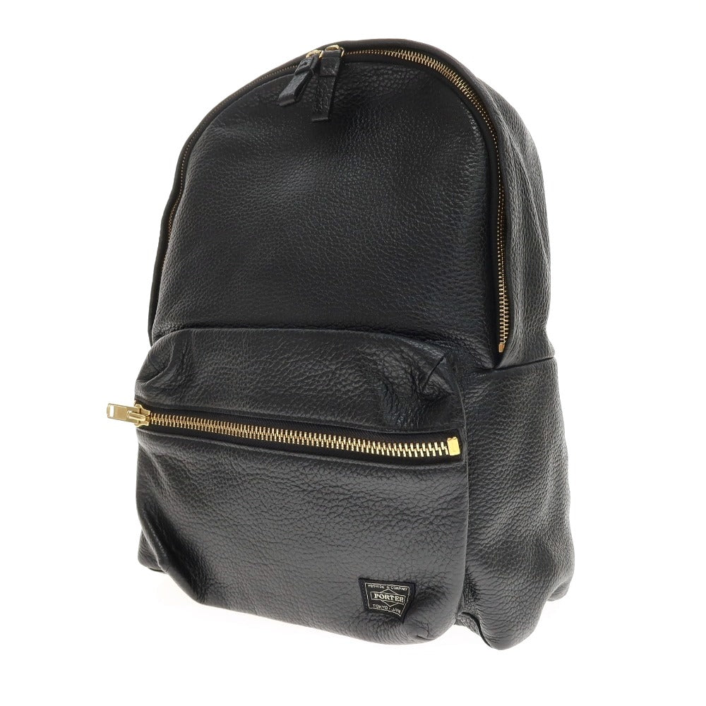 【中古】ゴーゴーニーゴーギャラリー 5525gallery × PORTER レザー バックパック・リュック ブラック【 状態ランクB 】【 メンズ 】
