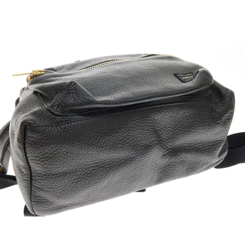 【中古】ゴーゴーニーゴーギャラリー 5525gallery × PORTER レザー バックパック・リュック ブラック【 状態ランクB 】【 メンズ 】