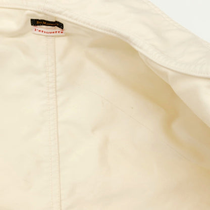 【中古】イーティーエス マテリオ Ets.MATERIAUX × Letiquette コットン フレンチ ワークジャケット オフホワイト【サイズ2】【 状態ランクB 】【 メンズ 】