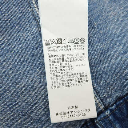 【中古】ア プレッセ A.PRESSE コットン US NAVY デニムジャケット ブルー【サイズ2】【 状態ランクB 】【 メンズ 】