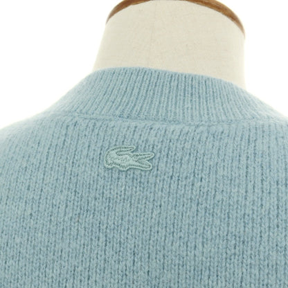 【中古】ラコステ LACOSTE × GOLF LE FLEUR ナイロンアルパカウール Vネック ニットベスト ライトブルー【サイズM】【 状態ランクA 】【 メンズ 】