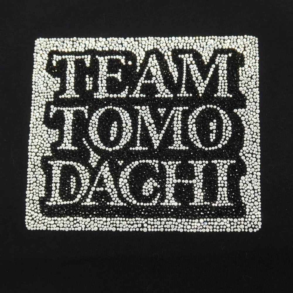 【中古】ブラックアイパッチ BlackEyePatch × Team Tomodachi コットン ラインストーン クルーネック 半袖Ｔシャツ ブラック【サイズM】【 状態ランクA 】【 メンズ 】
