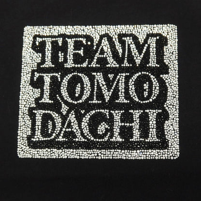 【中古】ブラックアイパッチ BlackEyePatch × Team Tomodachi コットン ラインストーン クルーネック 半袖Ｔシャツ ブラック【サイズM】【 状態ランクA 】【 メンズ 】