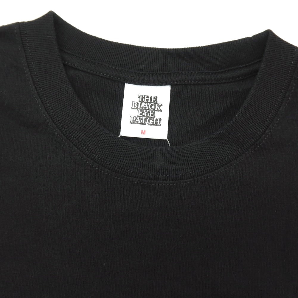 【中古】ブラックアイパッチ BlackEyePatch × Team Tomodachi コットン ラインストーン クルーネック 半袖Ｔシャツ ブラック【サイズM】【 状態ランクA 】【 メンズ 】