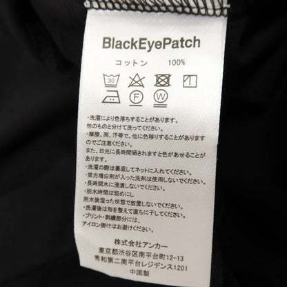 【中古】ブラックアイパッチ BlackEyePatch × Team Tomodachi コットン ラインストーン クルーネック 半袖Ｔシャツ ブラック【サイズM】【 状態ランクA 】【 メンズ 】