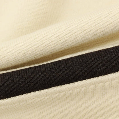 【中古】ボーディ BODE × NIKE ポリエステルウールナイロン プルオーバーニット ライトベージュxダークブラウン【サイズL】【 状態ランクB 】【 ユニセックス 】