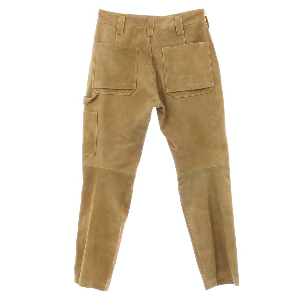 【中古】ノンネイティブ nonnative 2026年春夏 ゴートレザー スエード ペインターパンツ ワークパンツ ベージュ【サイズ1】【 状態ランクA 】【 メンズ 】