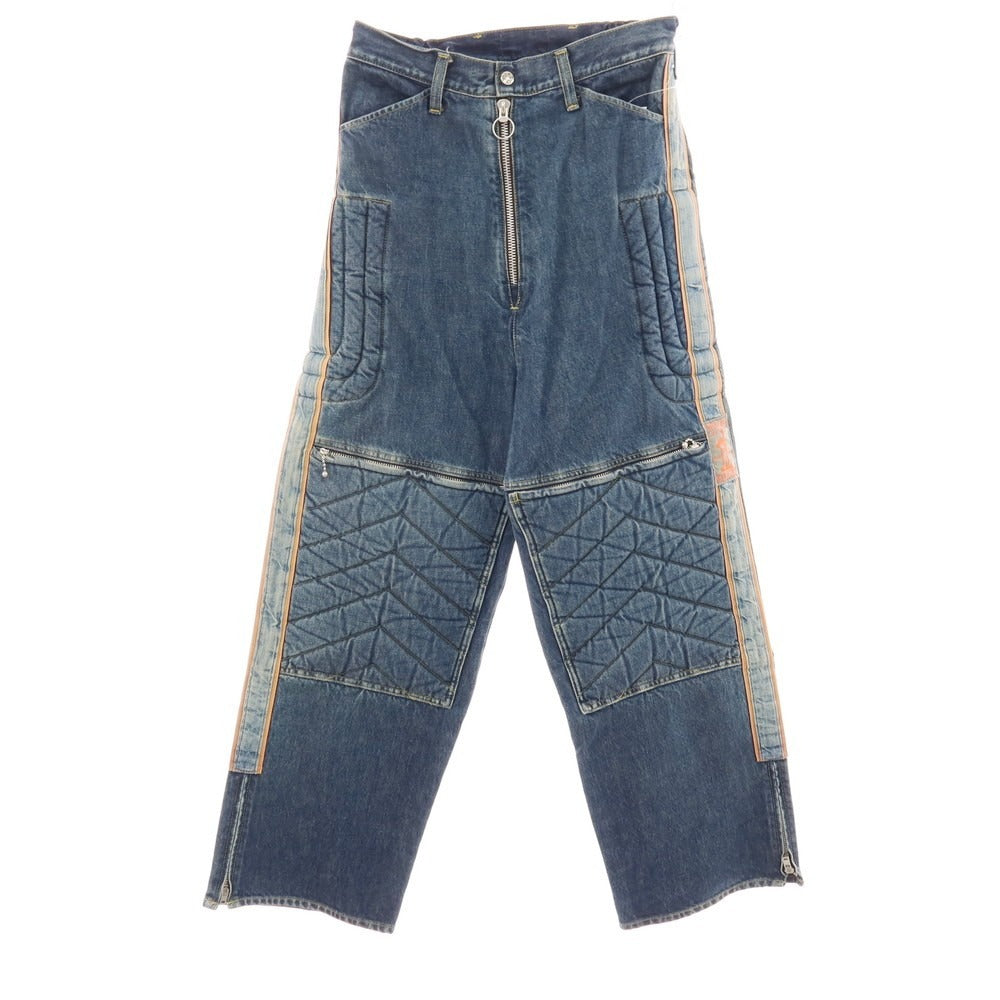 【中古】キャピタル KAPITAL KOUNTRY モトクロスパンツ デニムパンツ ジーンズ ブルー【サイズ2】【 状態ランクB 】【 メンズ 】