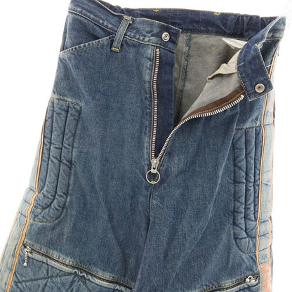 【中古】キャピタル KAPITAL KOUNTRY モトクロスパンツ デニムパンツ ジーンズ ブルー【サイズ2】【 状態ランクB 】【 メンズ 】