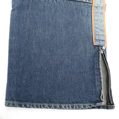 【中古】キャピタル KAPITAL KOUNTRY モトクロスパンツ デニムパンツ ジーンズ ブルー【サイズ2】【 状態ランクB 】【 メンズ 】