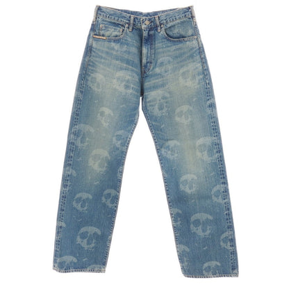 【中古】ヒステリックグラマー HYSTERIC GLAMOUR KINKY JEANS 2026年春夏 スカルフォグ柄 デニムパンツ ジーンズ ブルー【サイズ31】【 状態ランクA 】【 メンズ 】