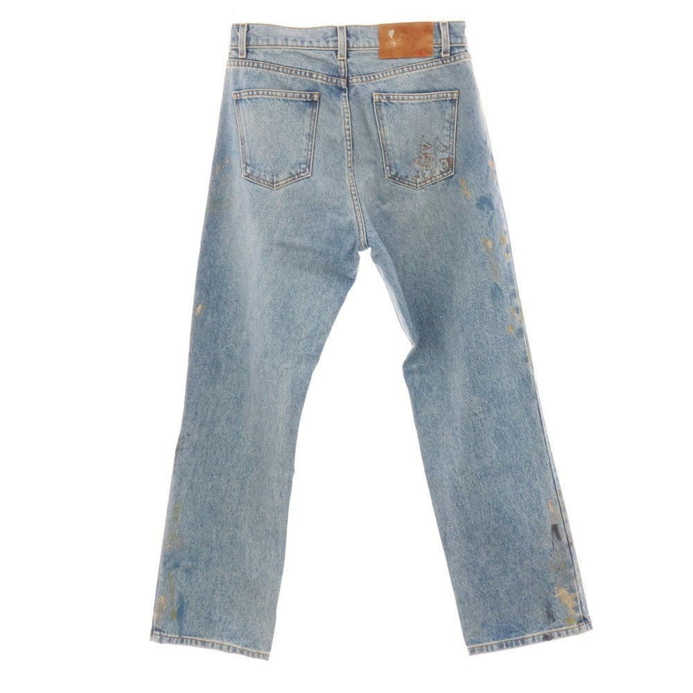 【中古】チェリー ロサンゼルス Cherry Los Angeles コットン ペイントスプラッター デニムパンツ ジーンズ ブルー【サイズ30】【 状態ランクB 】【 メンズ 】