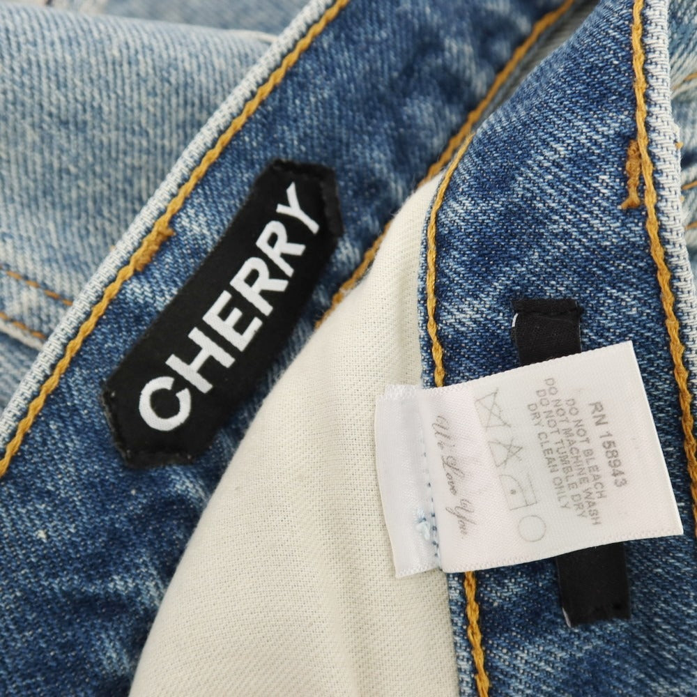 【中古】チェリー ロサンゼルス Cherry Los Angeles コットン ペイントスプラッター デニムパンツ ジーンズ ブルー【サイズ30】【 状態ランクB 】【 メンズ 】
