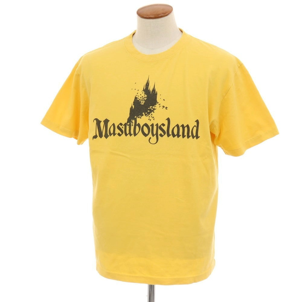 【中古】エムエーエスユー MASU コットン クルーネック 半袖Ｔシャツ イエロー【サイズ48】【 状態ランクB 】【 メンズ 】