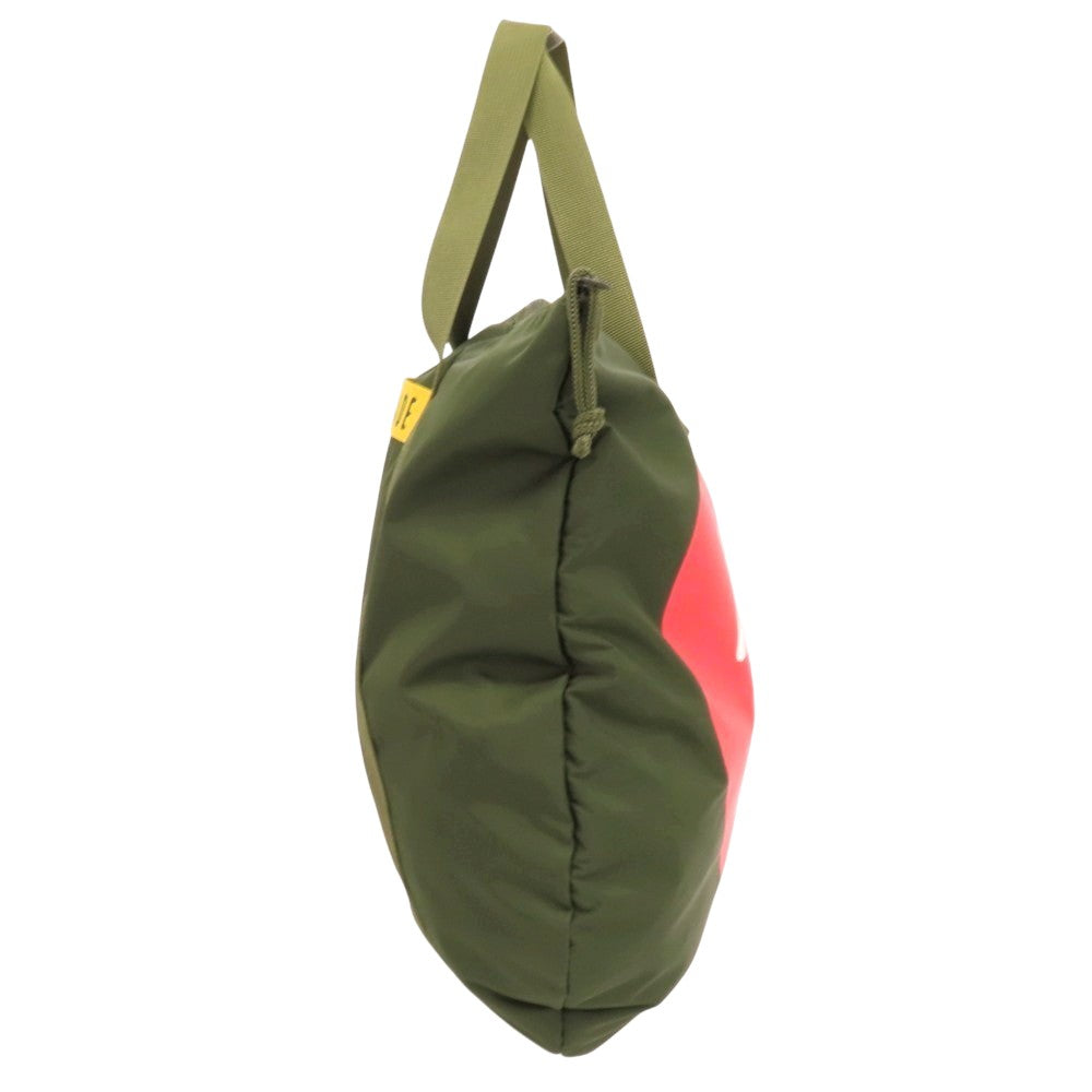 【中古】ヒューマンメイド HUMAN MADE ナイロン ヘルメットバッグ トートバッグ オリーブグリーン【 状態ランクB 】【 メンズ 】