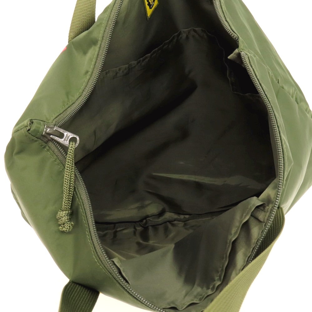 【中古】ヒューマンメイド HUMAN MADE ナイロン ヘルメットバッグ トートバッグ オリーブグリーン【 状態ランクB 】【 メンズ 】