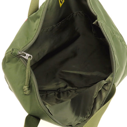 【中古】ヒューマンメイド HUMAN MADE ナイロン ヘルメットバッグ トートバッグ オリーブグリーン【 状態ランクB 】【 メンズ 】