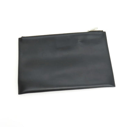 【中古】ディオール Dior レザー スター×ローズ プリント クラッチバッグ ブラック【 状態ランクA 】【 メンズ 】