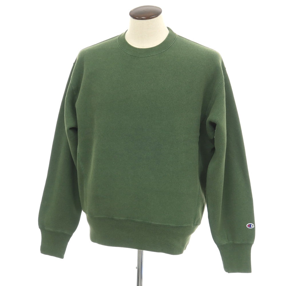 【中古】【未使用】チャンピオン Champion 2025年秋冬 URBAN RESEARCH別注 ウォッシュ加工 リバースウィーブ スウェット グリーン【サイズL】【 状態ランクS 】【 メンズ 】