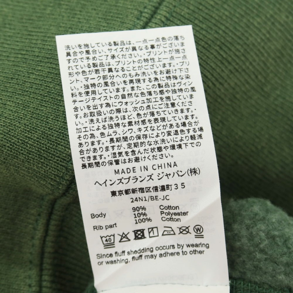 【中古】【未使用】チャンピオン Champion 2025年秋冬 URBAN RESEARCH別注 ウォッシュ加工 リバースウィーブ スウェット グリーン【サイズL】【 状態ランクS 】【 メンズ 】