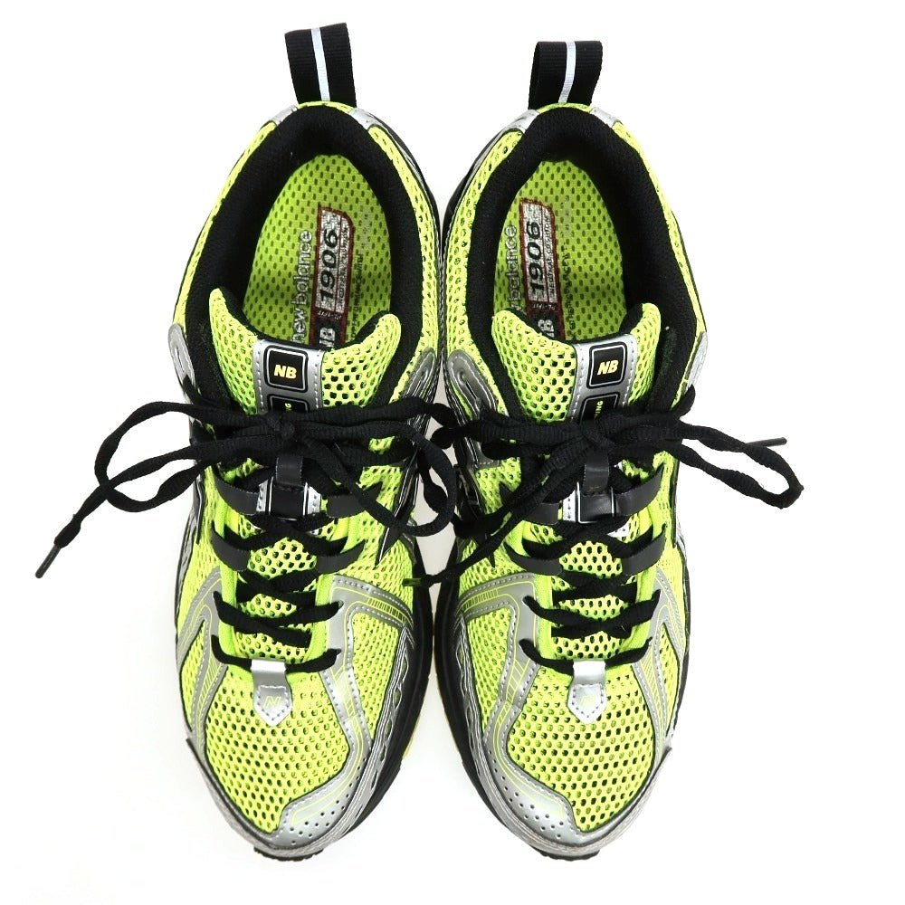【中古】ニューバランス NEW BALANCE M1906RCG スニーカー ネオングリーンxシルバー【サイズ28cm】【 状態ランクB 】【 メンズ 】