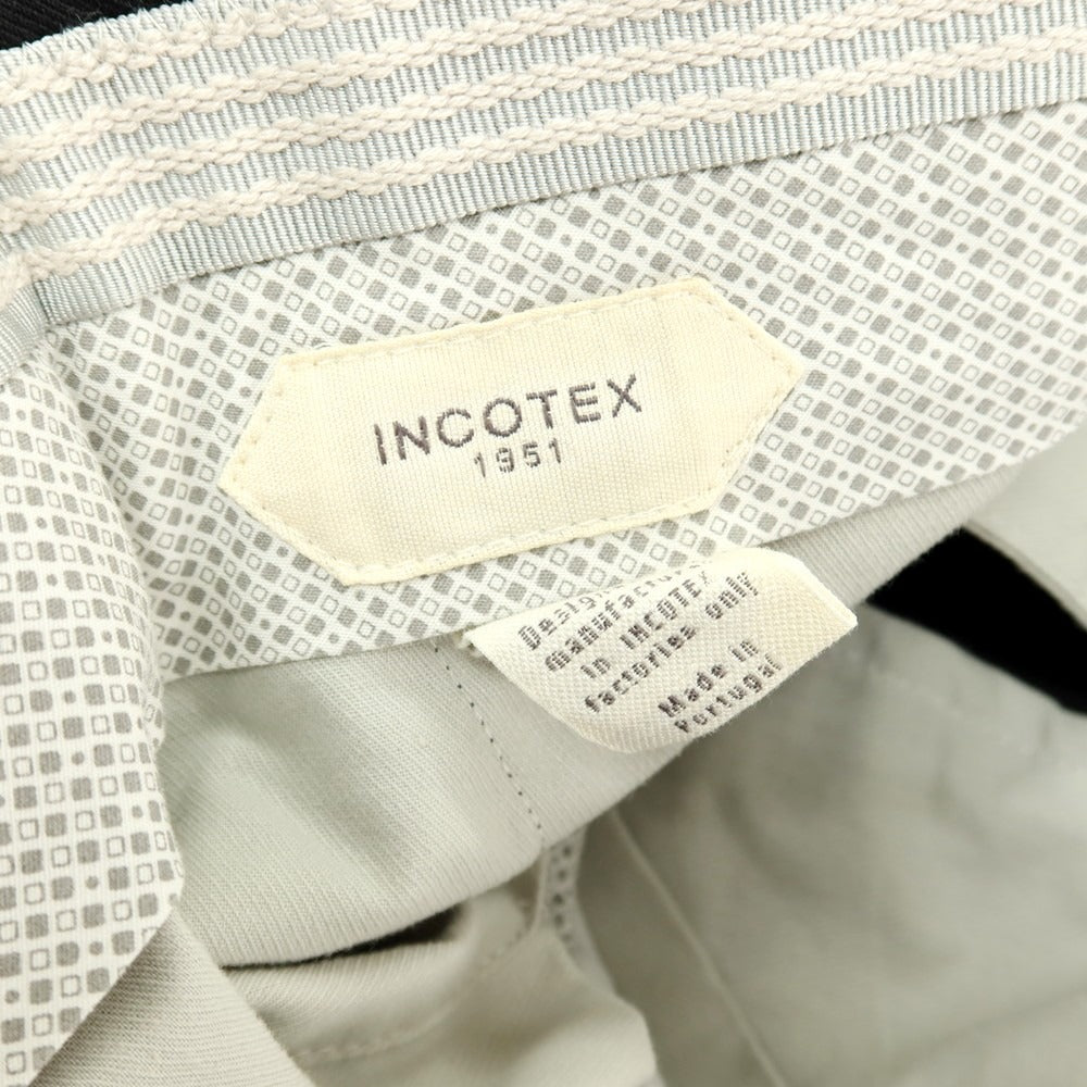 【中古】インコテックス INCOTEX SUPER100’S ウール ドレススラックスパンツ ブラック【サイズ46】【 状態ランクB 】【 メンズ 】