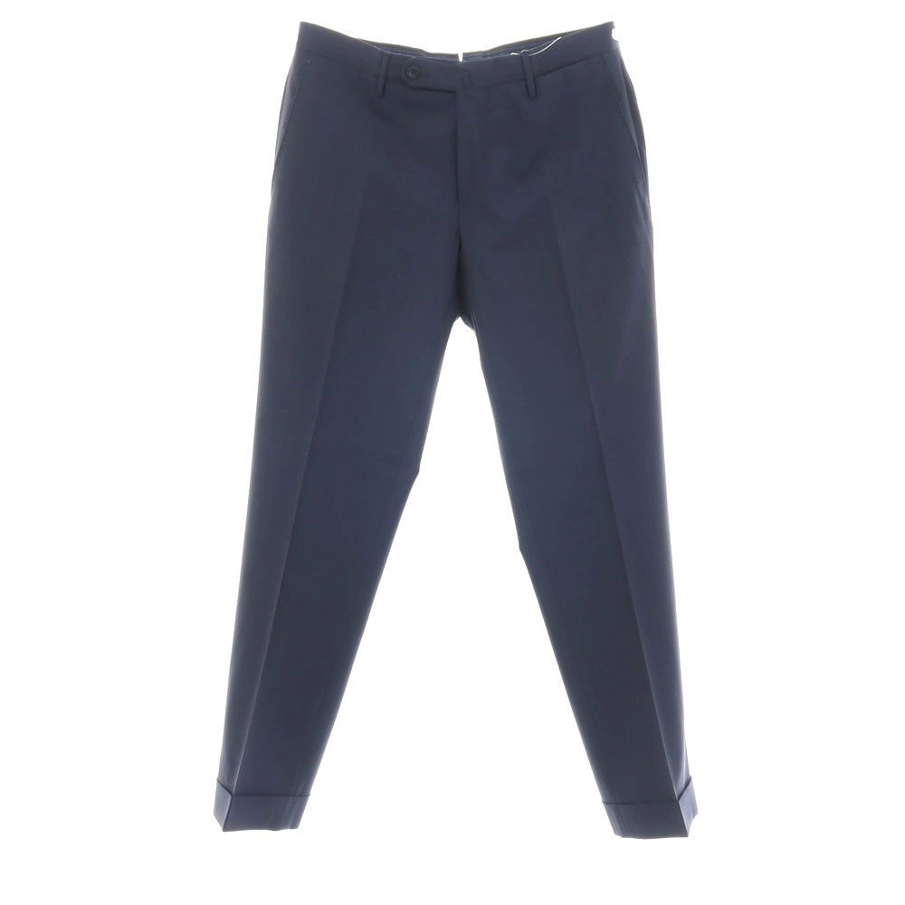 【中古】インコテックス INCOTEX SUPER130’S ウール ドレススラックスパンツ ネイビー【サイズ46】【 状態ランクB 】【 メンズ 】