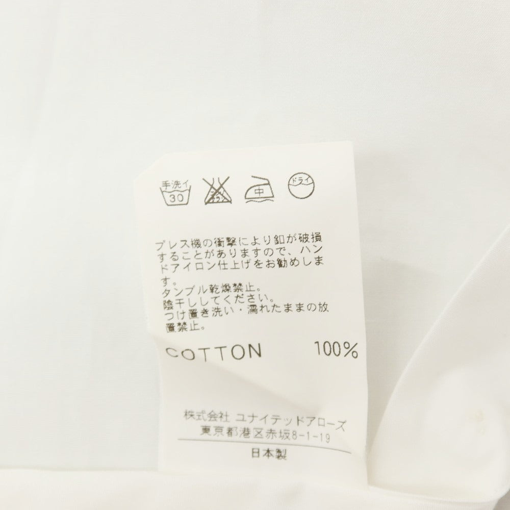 【中古】ソブリン SOVEREIGN コットン ダブルカフス セミワイドカラー ドレスシャツ ホワイト【サイズ39】【 状態ランクC 】【 メンズ 】