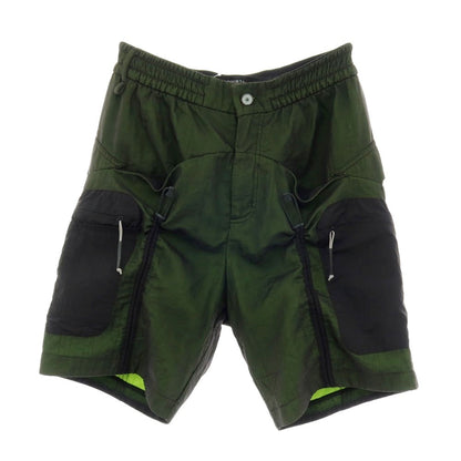 【中古】クラカタウ KRAKATAU ナイロン ショートパンツ グリーンxブラック【サイズ32】【 状態ランクB 】【 メンズ 】