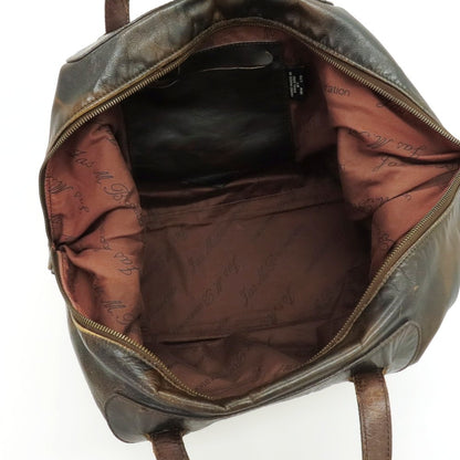 【中古】ジャスエムビー JAS.M.B 3way レザー ウィングトラベラーバッグ ショルダーバッグ ダークブラウン【 状態ランクD 】【 メンズ 】