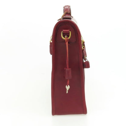 【中古】フェリージ Felisi 1811 2way レザー ブリーフケース ボルドー【 状態ランクB 】【 メンズ 】