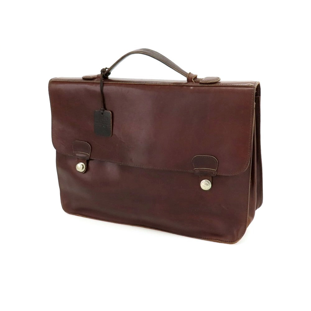 【中古】フェリージ Felisi 1934 レザー ブリーフケース ダークブラウン【 状態ランクC 】【 メンズ 】