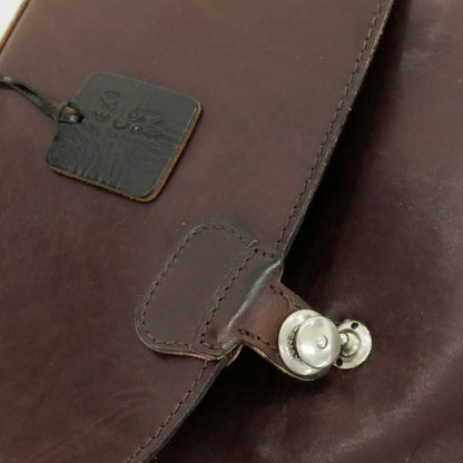 【中古】フェリージ Felisi 1934 レザー ブリーフケース ダークブラウン【 状態ランクC 】【 メンズ 】